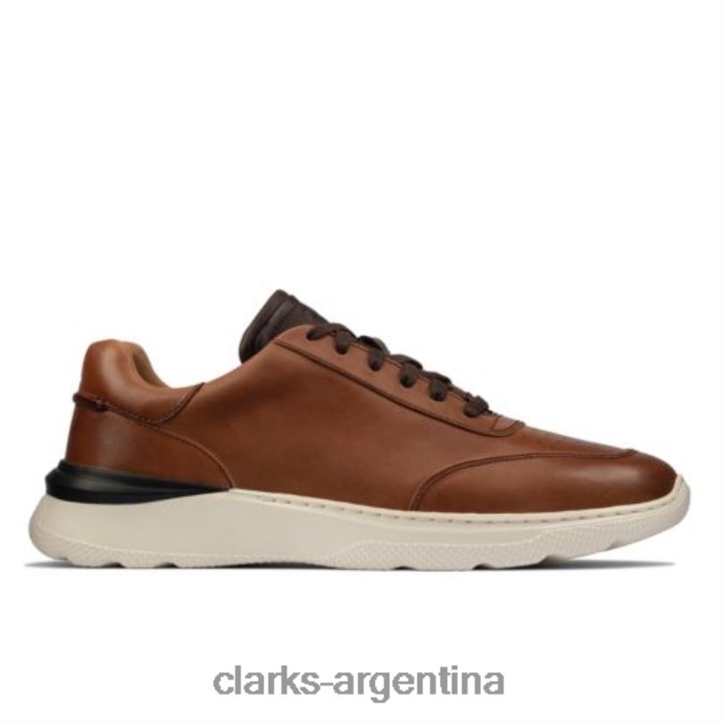 Clarks hombres 2FZPZ4533 sprint lite lace clarks cuero tostado cuero marrón
