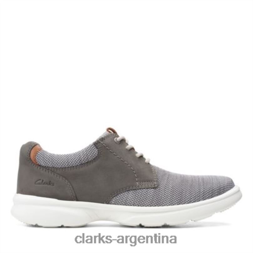Clarks hombres 2FZPZ4535 bradley lane clarks gris oscuro gris oscuro