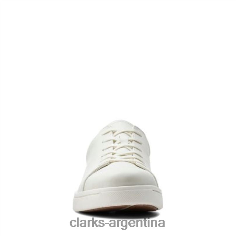 Clarks hombres 2FZPZ4536 clarks kitna lo cuero blanco cuero blanco