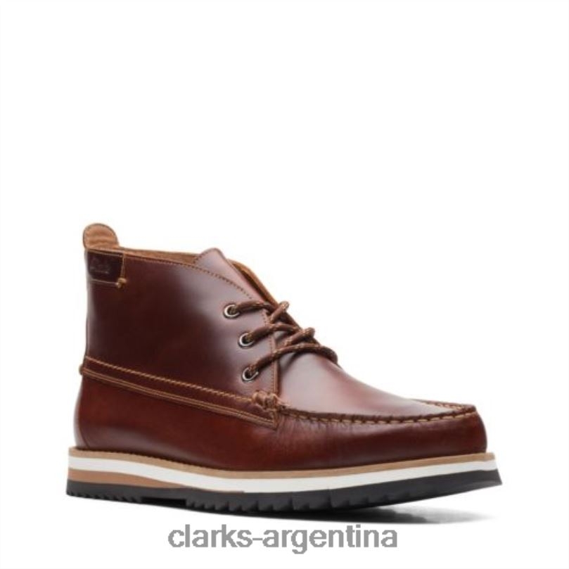 Clarks hombres 2FZPZ4544 clarks durston mid cuero tostado británico cuero bronceado británico