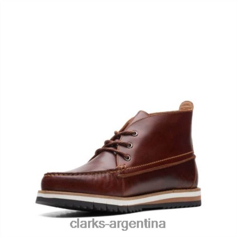 Clarks hombres 2FZPZ4544 clarks durston mid cuero tostado británico cuero bronceado británico
