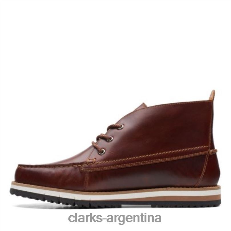 Clarks hombres 2FZPZ4544 clarks durston mid cuero tostado británico cuero bronceado británico