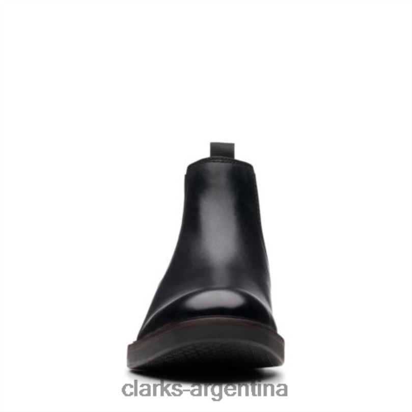 Clarks hombres 2FZPZ4550 clarks de cuero negros paulson up cuero negro