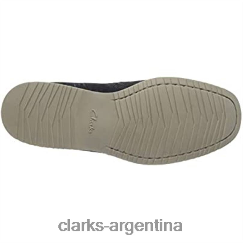 Clarks hombres 2FZPZ499 Zapato náutico clarks noonan step de ante azul marino para hombre gamuza azul marino