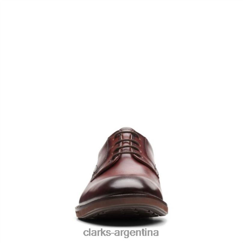 Clarks hombres 2FZPZ5449 clarks cuero marrón un hugh encaje cuero marrón cuero marrón