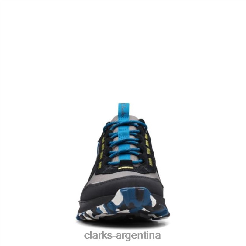 Clarks hombres 2FZPZ5451 combinación gris clarks atl trek walk combinación gris impermeable combinación gris