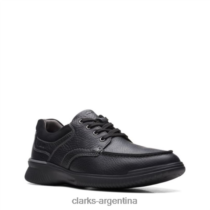 Clarks hombres 2FZPZ5465 clarks cuero negro donaway edge cuero negro cuero negro