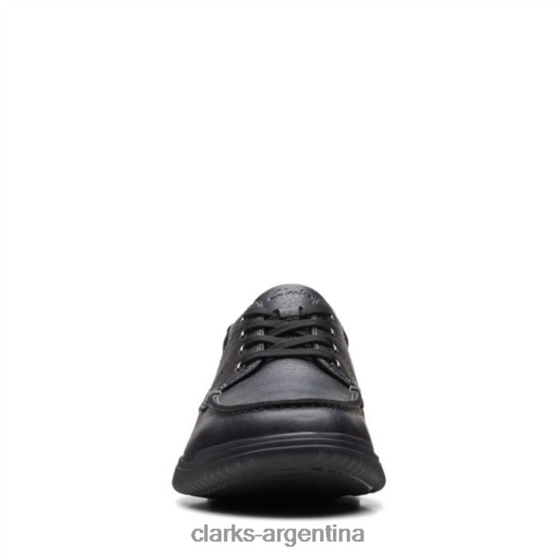 Clarks hombres 2FZPZ5465 clarks cuero negro donaway edge cuero negro cuero negro