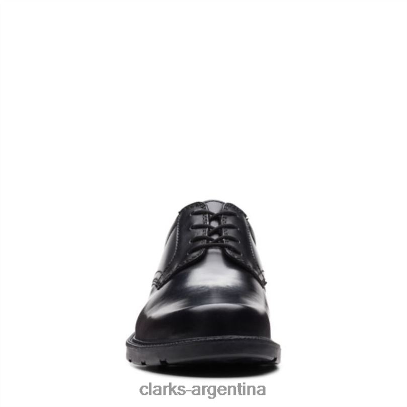 Clarks hombres 2FZPZ5472 cuero negro clarks kerton encaje cuero negro cuero negro