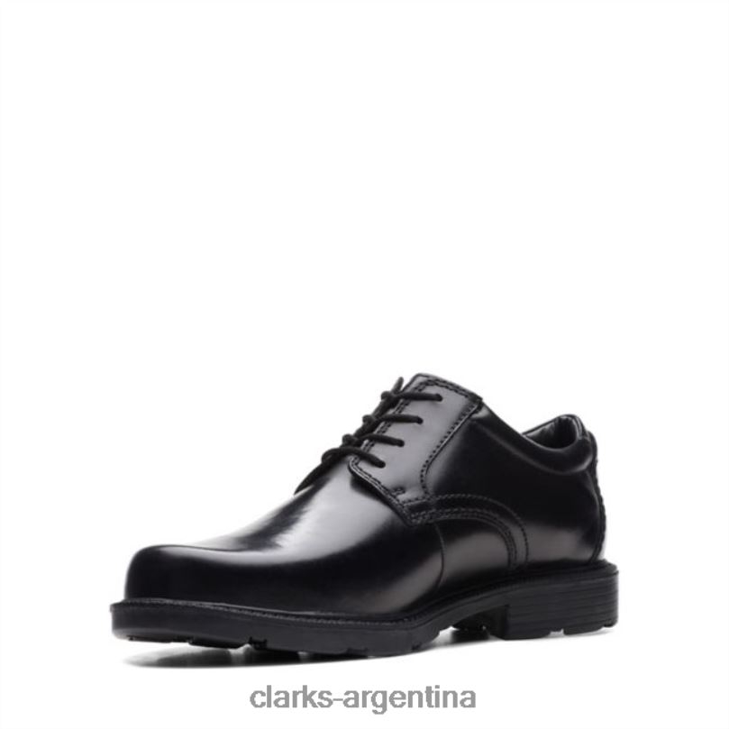 Clarks hombres 2FZPZ5472 cuero negro clarks kerton encaje cuero negro cuero negro