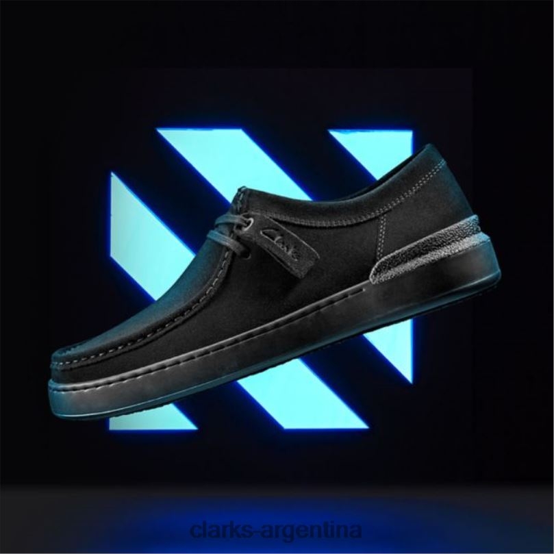 Clarks hombres 2FZPZ5493 court lite wally negro/negro clarks negro/negro negro
