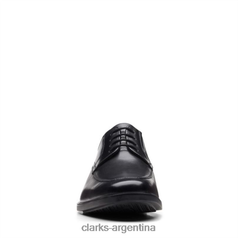 Clarks hombres 2FZPZ5495 delantal howard cuero negro clarks cuero negro cuero negro