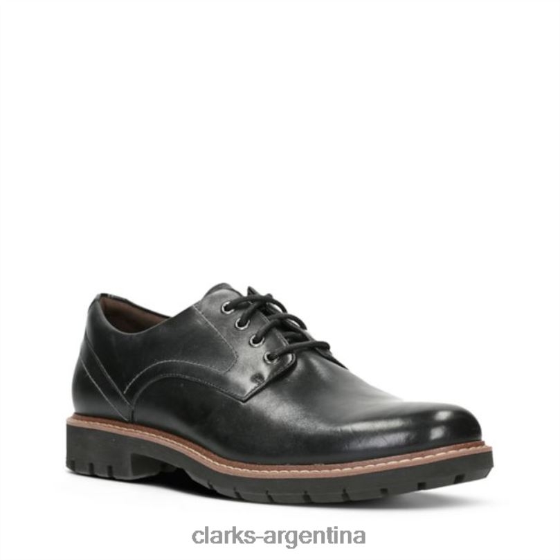 Clarks hombres 2FZPZ5545 clarks cuero negro batcombe hall cuero negro cuero negro