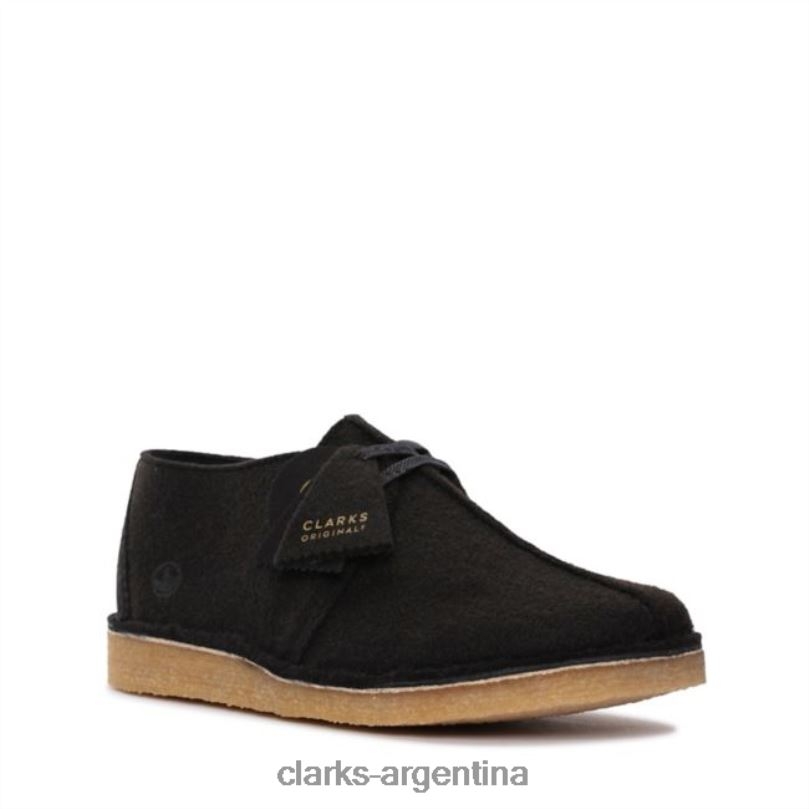 Clarks hombres 2FZPZ5559 caminata por el desierto fieltro negro clarks fieltro negro fieltro negro