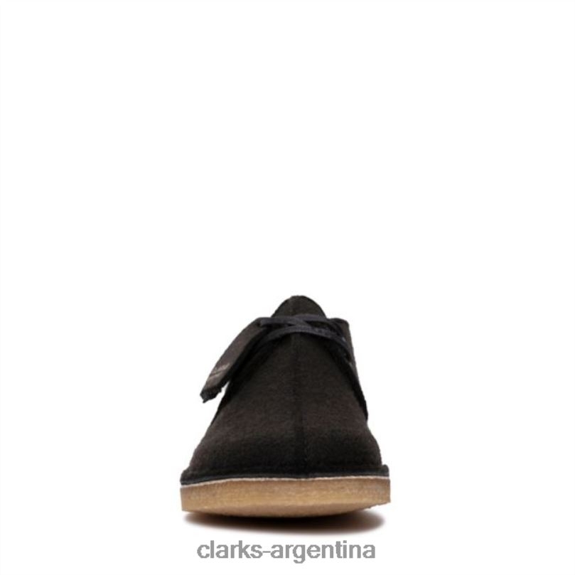Clarks hombres 2FZPZ5559 caminata por el desierto fieltro negro clarks fieltro negro fieltro negro