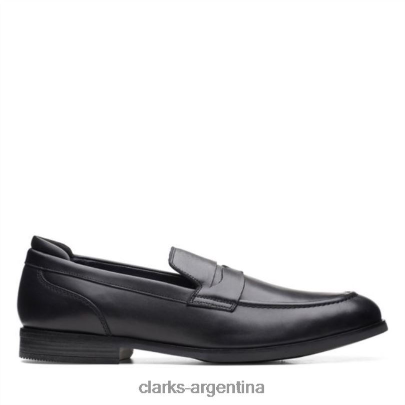 Clarks hombres 2FZPZ5561 clarks cuero negro bradish facilidad cuero negro cuero negro
