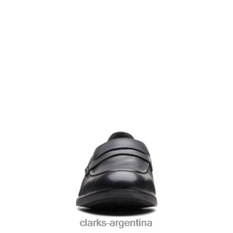 Clarks hombres 2FZPZ5561 clarks cuero negro bradish facilidad cuero negro cuero negro