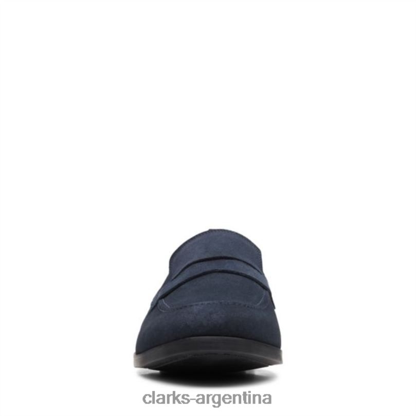 Clarks hombres 2FZPZ5585 clarks ante azul marino bradish facilidad ante azul marino gamuza azul marino