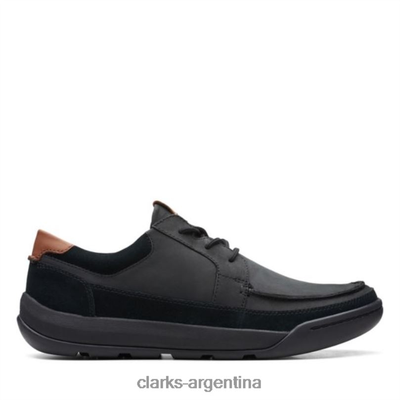 Clarks hombres 2FZPZ5624 cuero negro clarks ashcombe craft cuero negro cuero negro