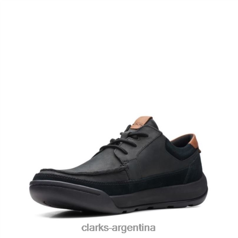Clarks hombres 2FZPZ5624 cuero negro clarks ashcombe craft cuero negro cuero negro