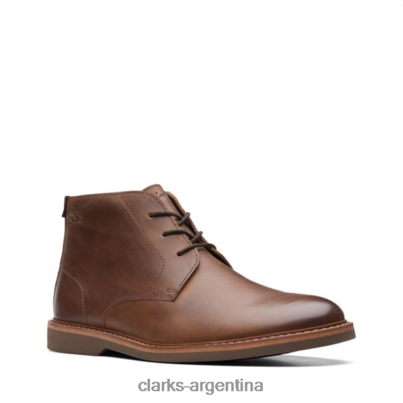 Clarks hombres 2FZPZ5627 cuero tostado oscuro clarks atticus lt cuero tostado oscuro medio cuero bronceado oscuro