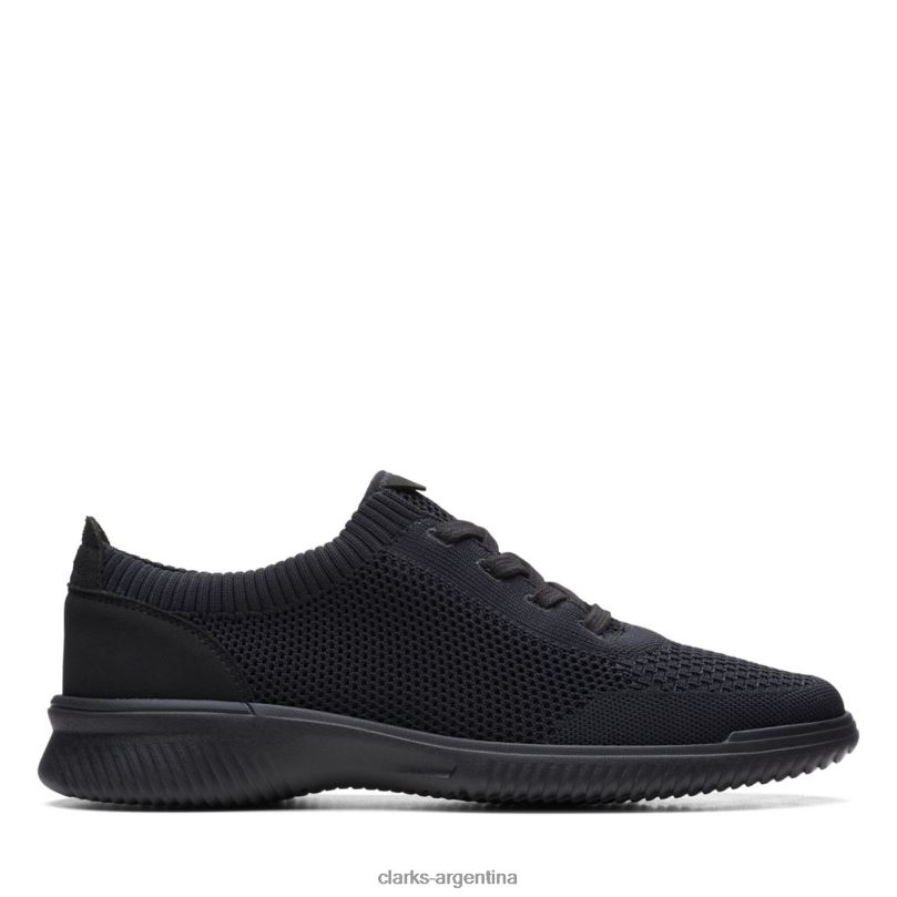 Clarks hombres 2FZPZ5638 donaway punto negro/negro negro/negro clarks negro