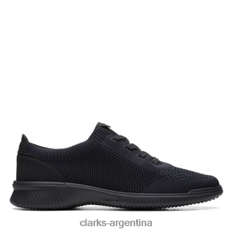 Clarks hombres 2FZPZ5638 donaway punto negro/negro negro/negro clarks negro
