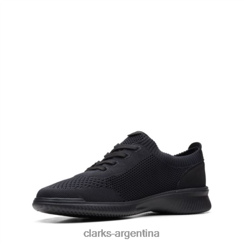 Clarks hombres 2FZPZ5638 donaway punto negro/negro negro/negro clarks negro