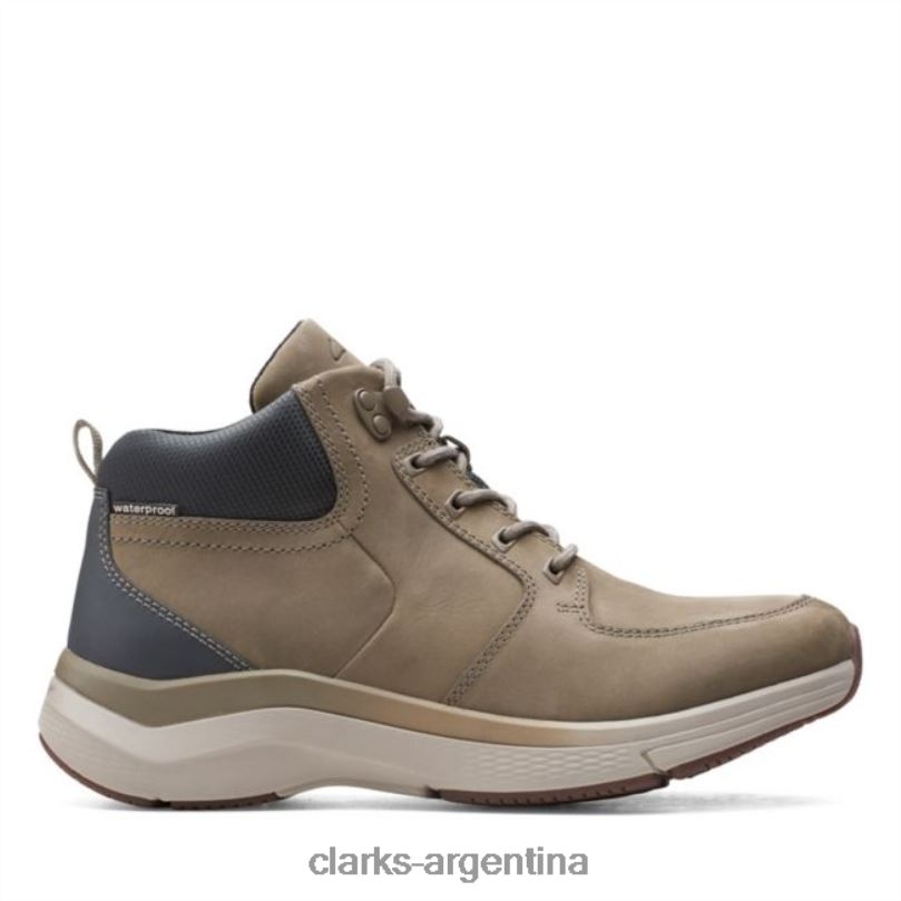 Clarks hombres 2FZPZ5718 ola 20 hi sage combi sage combi clarks combinación de salvia