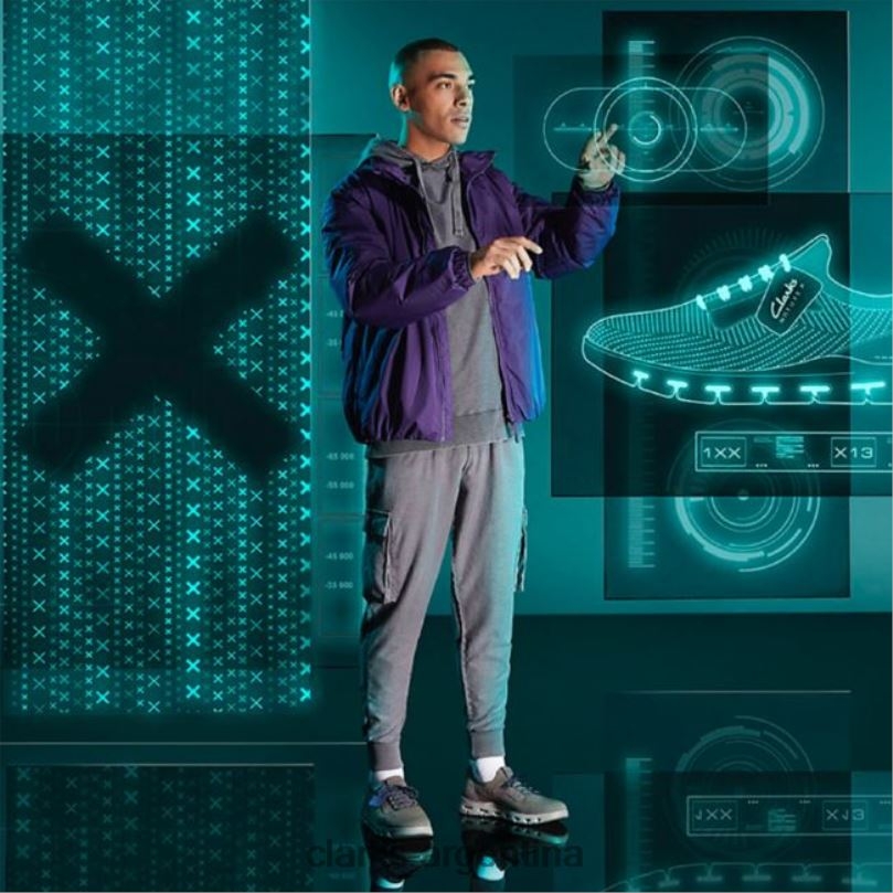 Clarks hombres 2FZPZ6667 punto gris clarks naturaleza x lo punto gris punto gris