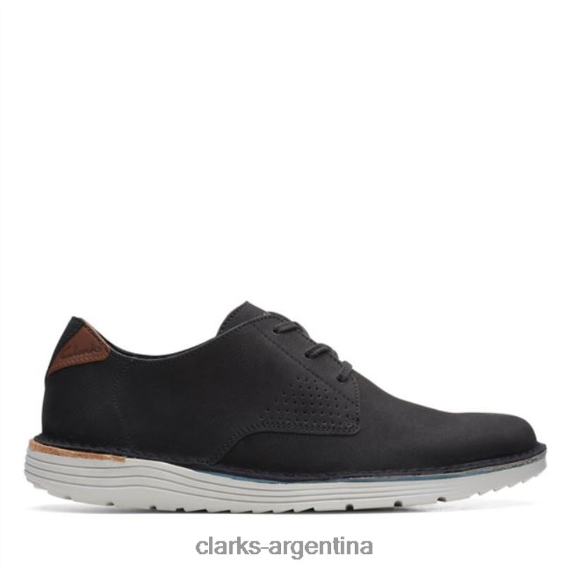 Clarks hombres 2FZPZ6696 nubuck negro clarks b runo low nubuck negro nubuck negro