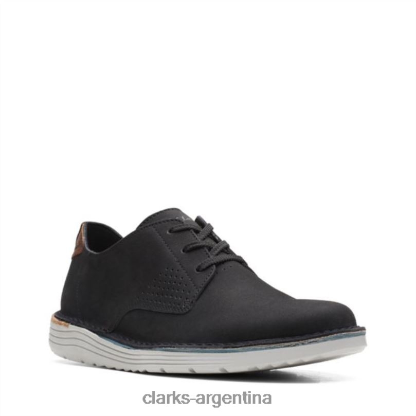 Clarks hombres 2FZPZ6696 nubuck negro clarks b runo low nubuck negro nubuck negro