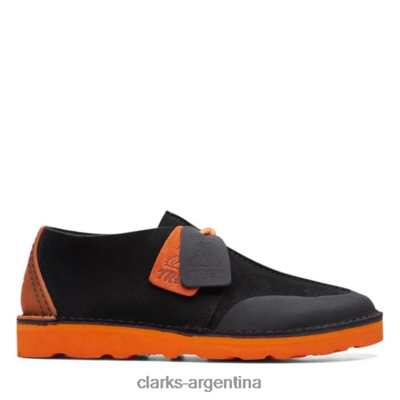 Clarks hombres 2FZPZ6706 clarks deserttrekftre negro/naranja negro/naranja negro/naranja