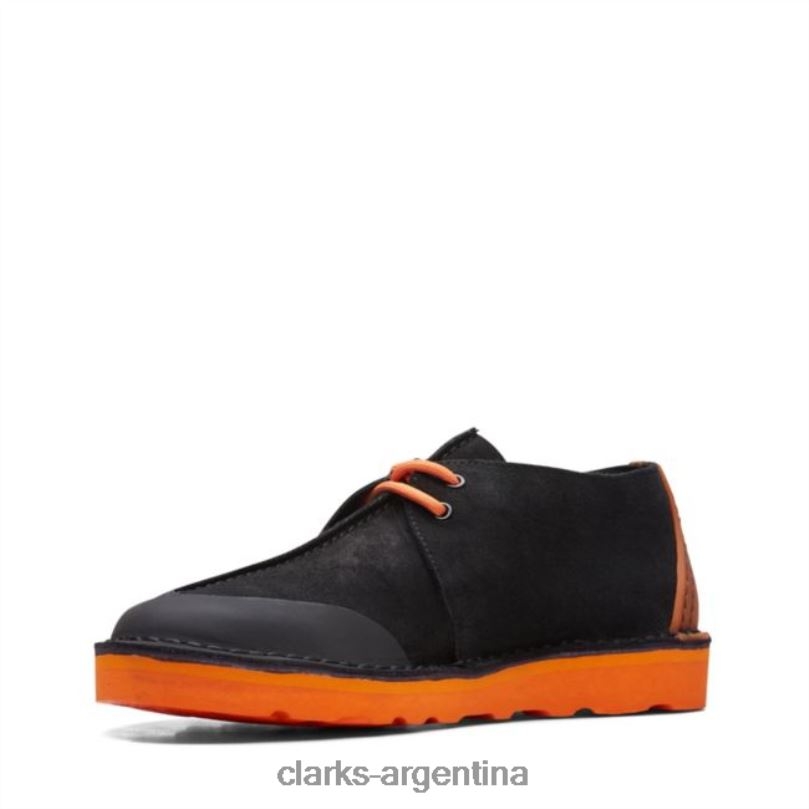 Clarks hombres 2FZPZ6706 clarks deserttrekftre negro/naranja negro/naranja negro/naranja
