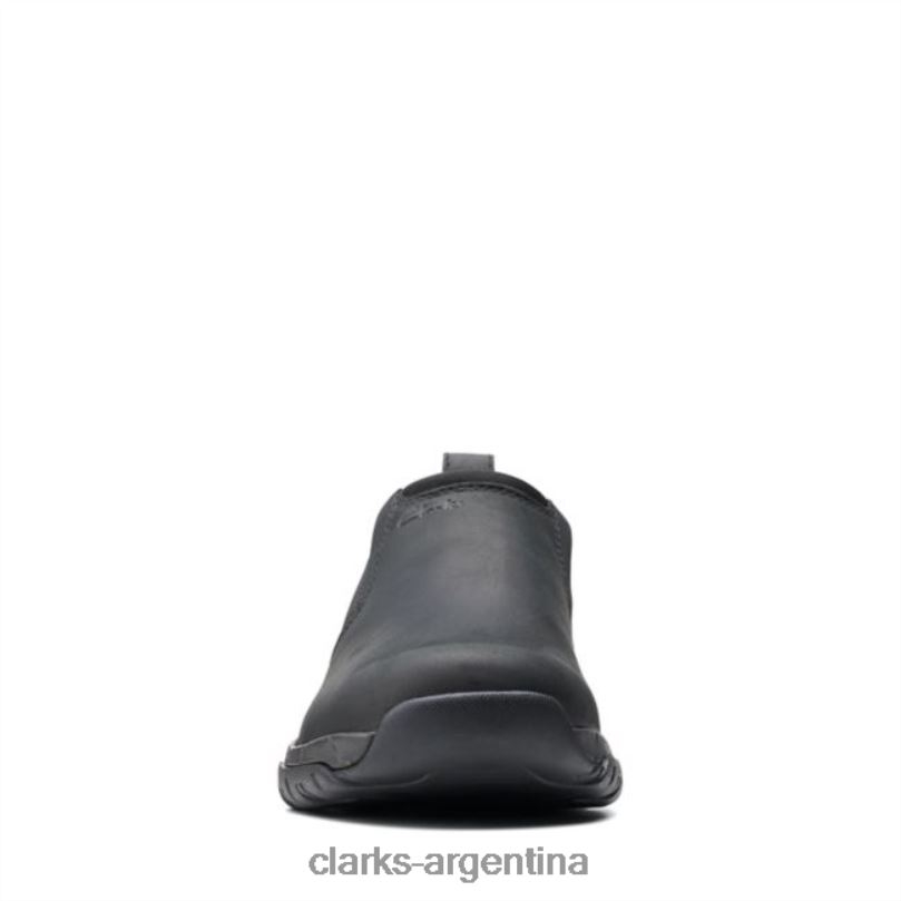 Clarks hombres 2FZPZ6737 clarks cuero negro grove paso cuero negro cuero negro