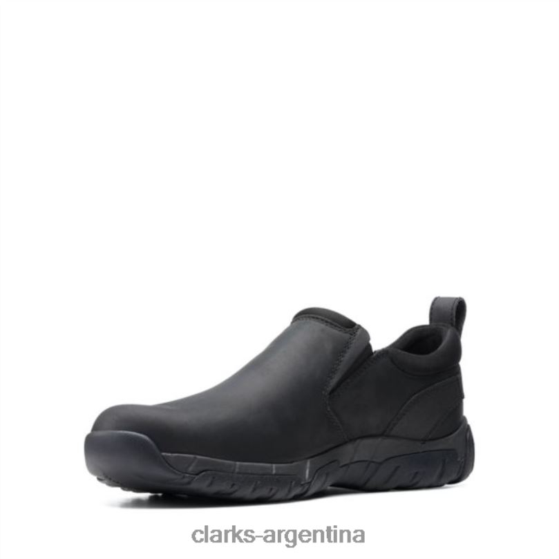 Clarks hombres 2FZPZ6737 clarks cuero negro grove paso cuero negro cuero negro