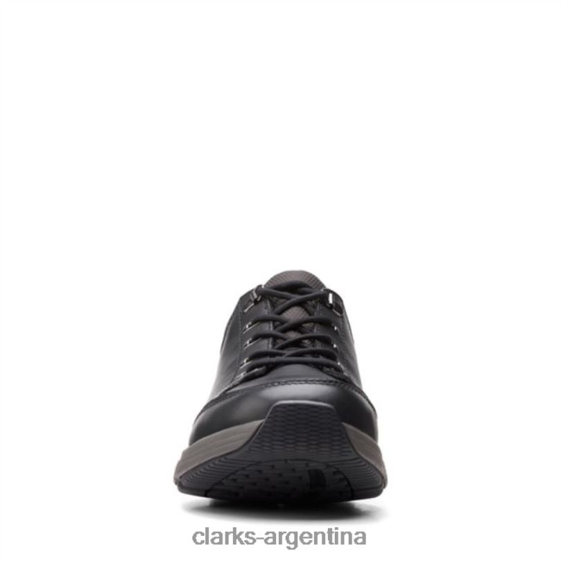 Clarks hombres 2FZPZ6754 clarks wave 20 vibe cuero negro negro cuero negro