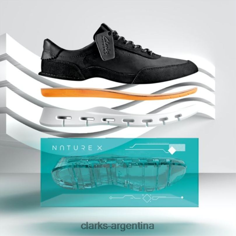 Clarks hombres 2FZPZ6807 combinación naturaleza x negro combinación clarks negro combinación negra