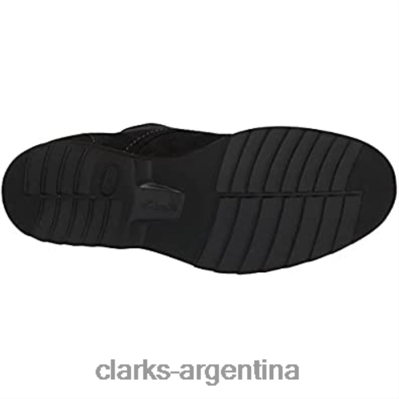 Clarks hombres 2FZPZ1026 Clarks Fallhill Plaoxford Nubuck negro para hombre nubuck negro