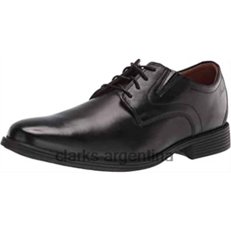 Clarks hombres 2FZPZ1077 clarks whiddon plaoxford hombre cuero negro cuero negro