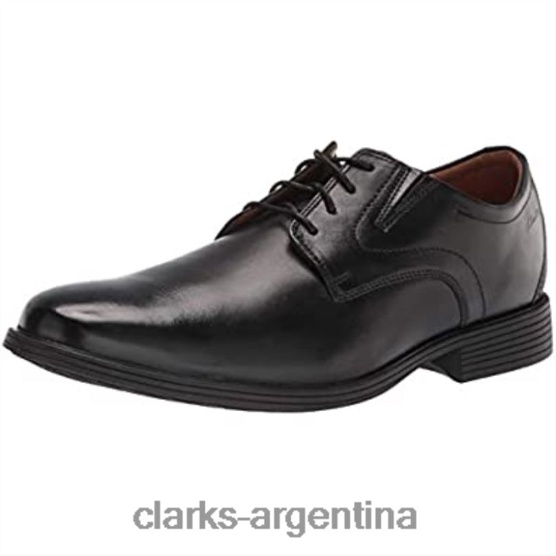 Clarks hombres 2FZPZ1077 clarks whiddon plaoxford hombre cuero negro cuero negro