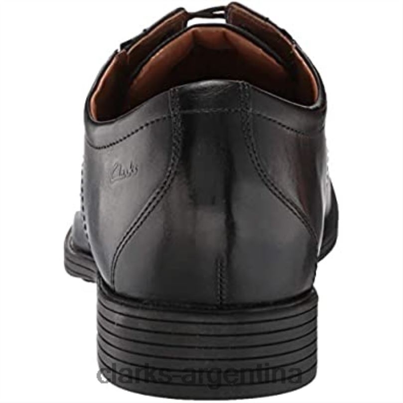Clarks hombres 2FZPZ1077 clarks whiddon plaoxford hombre cuero negro cuero negro