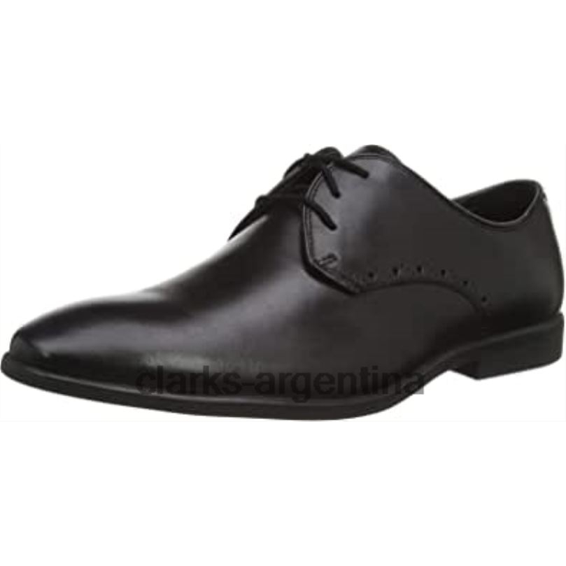 Clarks hombres 2FZPZ1175 zapatos planos clarks oxford bampton park hombre cuero negro cuero negro