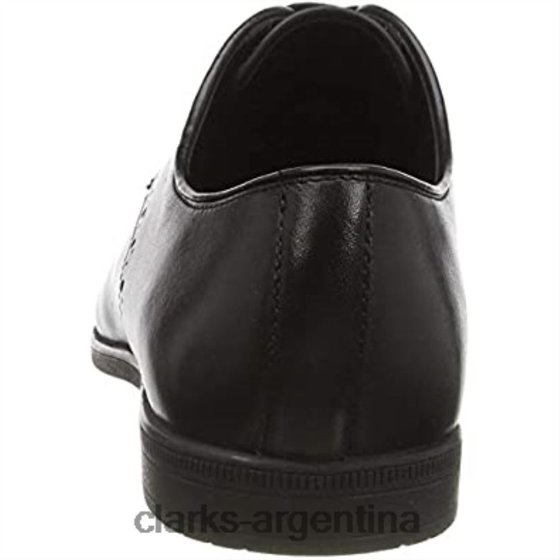 Clarks hombres 2FZPZ1175 zapatos planos clarks oxford bampton park hombre cuero negro cuero negro