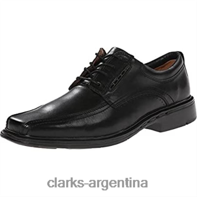 Clarks hombres 2FZPZ1256 Clarks Oxford Unkenneth desestructurados para hombre negros negro