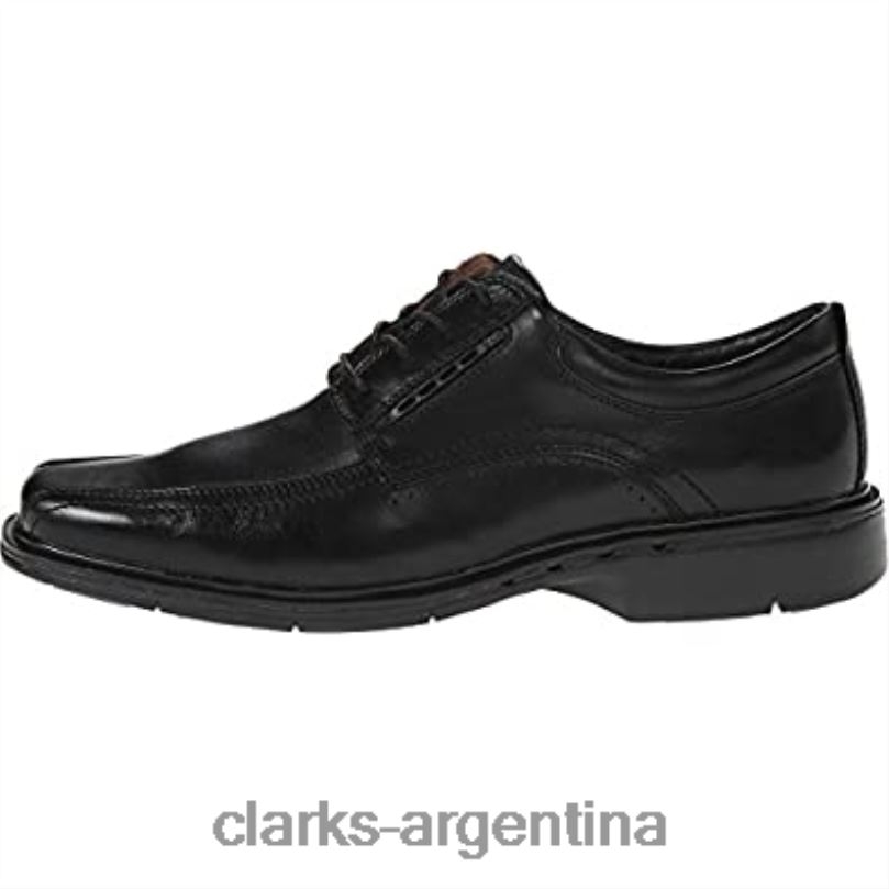 Clarks hombres 2FZPZ1256 Clarks Oxford Unkenneth desestructurados para hombre negros negro