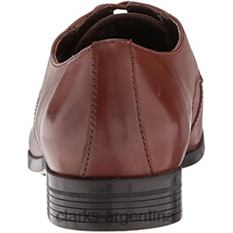 Clarks hombres 2FZPZ1271 conwell plaoxford clarks cuero canela para hombre cuero marrón
