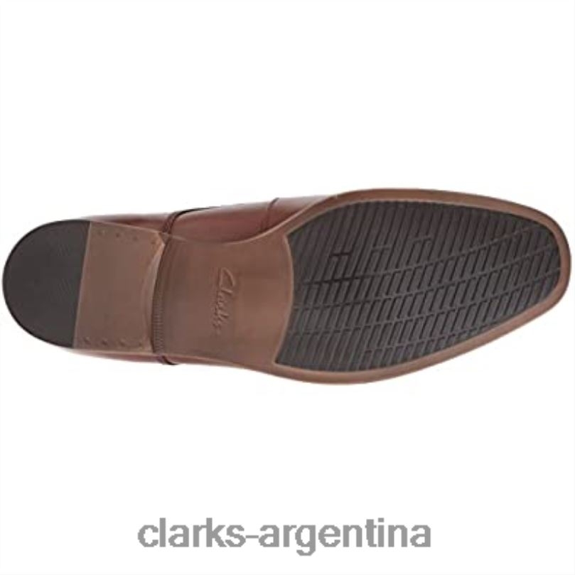 Clarks hombres 2FZPZ1271 conwell plaoxford clarks cuero canela para hombre cuero marrón