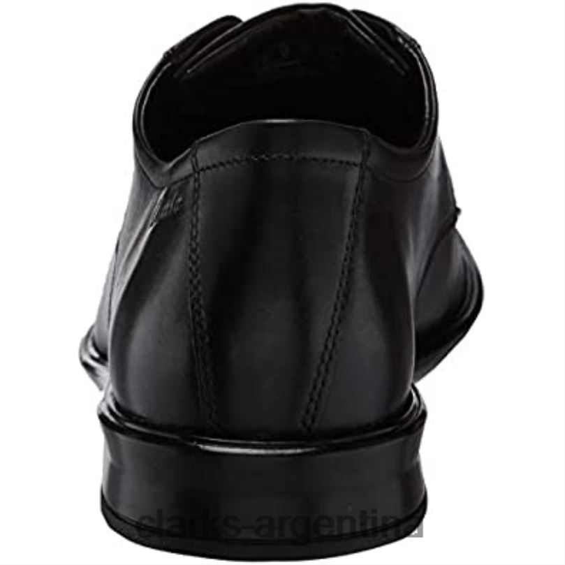 Clarks hombres 2FZPZ1296 Clarks Bensley Run Oxford de cuero negro para hombre cuero negro