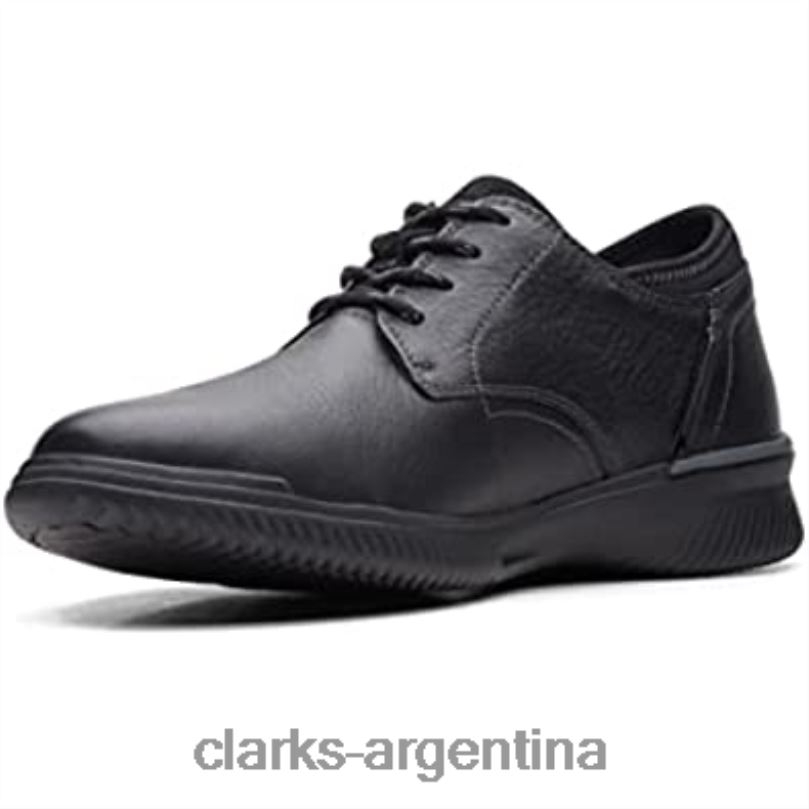 Clarks hombres 2FZPZ156 clarks donaway plaoxford de cuero negro para hombre